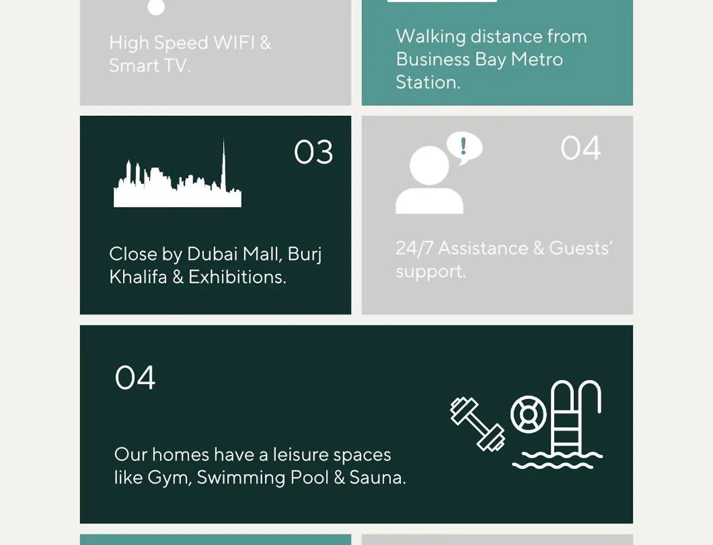 Ahad Residences - Zed Living Dubai Apartment